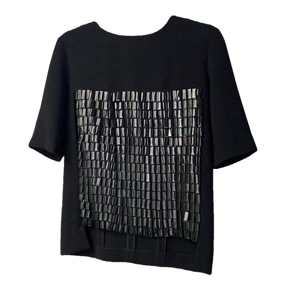 Balenciaga black shirt with front detail size 36